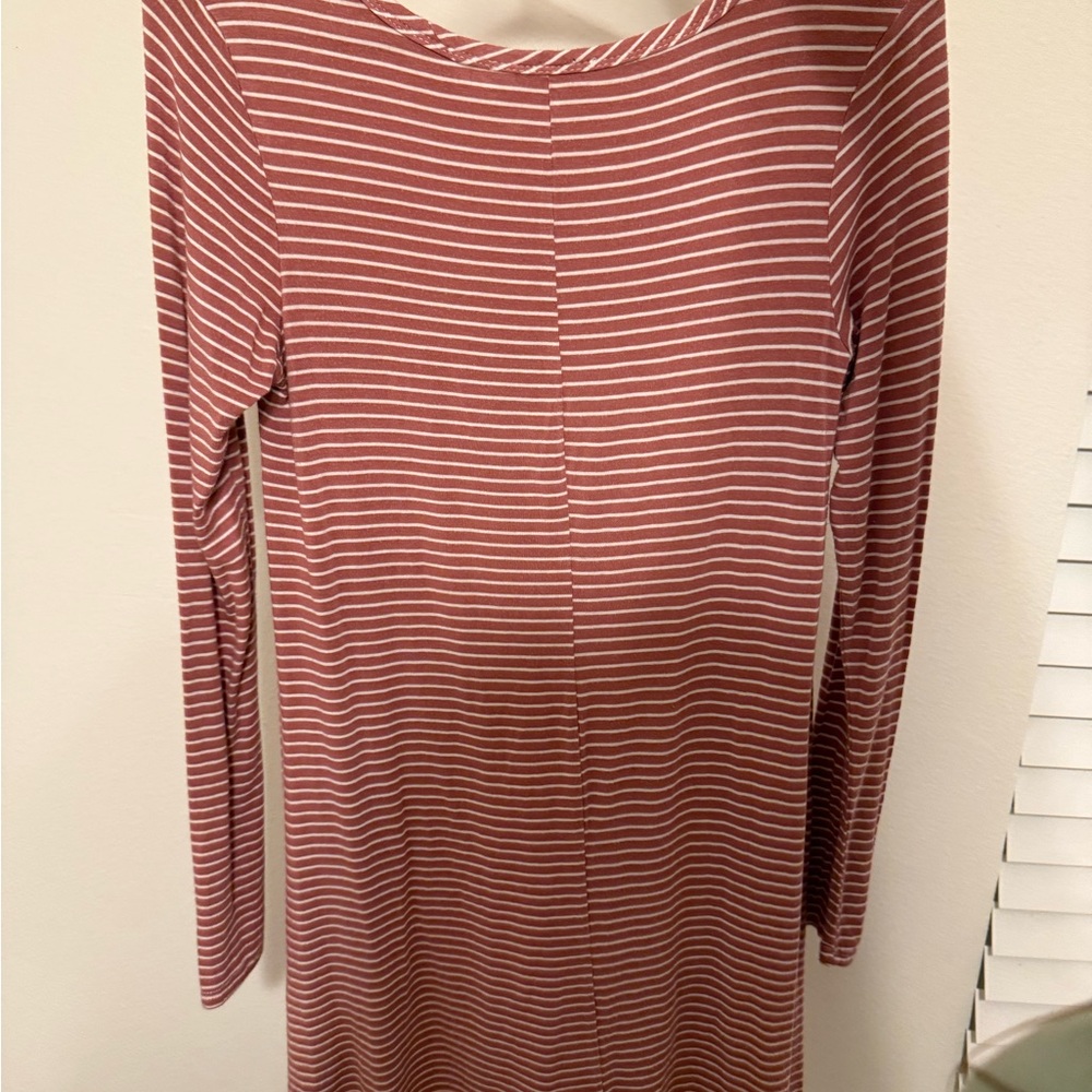 Striped Long Sleeve Dress - Picture 2 of 2